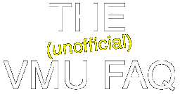 THE (unofficial) VMU FAQ